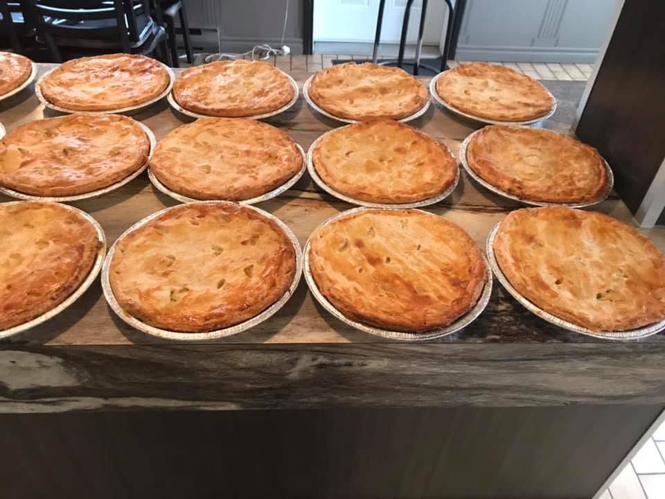 Pâtés maison préparés pour le temps des Fêtes